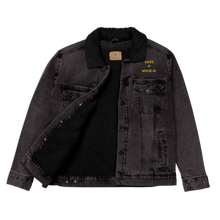 Load image into Gallery viewer, Unisex denim sherpa jacket