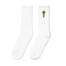 Load image into Gallery viewer, Low key (Embroidered socks)